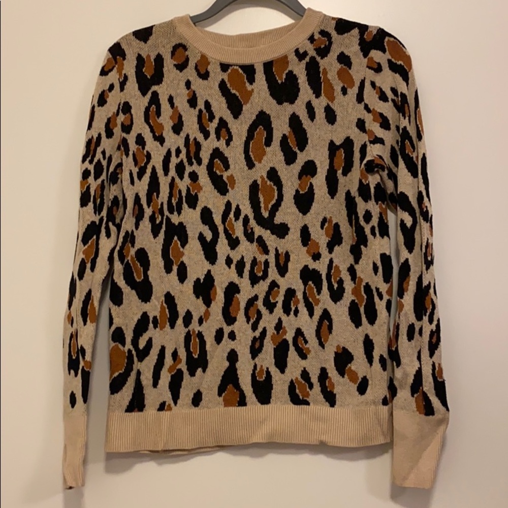 Leopard Print Sweater